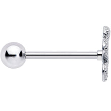 Coiled Serpent Snake Barbell Tongue Ring