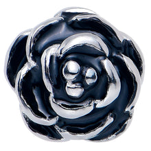 Retro Flower Rose Barbell Tongue Ring