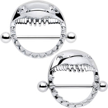 14G 9/16 Shark Bite Nipple Shield Set