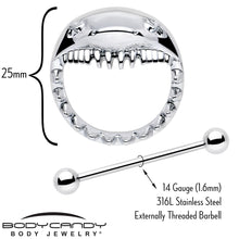 14G 9/16 Shark Bite Nipple Shield Set
