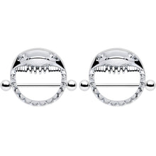 14G 9/16 Shark Bite Nipple Shield Set