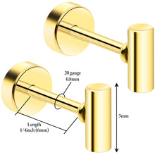 14k Yellow Gold Plated Straight Barbell Ball Flat Back Stud Earrings - 1 Pair