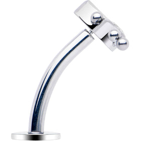 Gem Trio Titanium Push In Threadless Floating Belly Ring