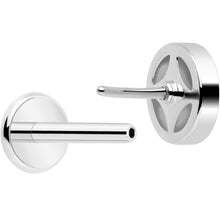 18G 5/16 CZ Gem Star Threadless Push In Labret Monroe Tragus