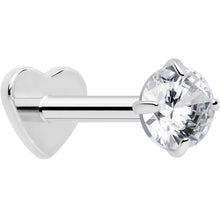 18G 5/16 CZ Implant Grade Titanium Reversible Threadless Flatback