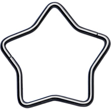 20G Seamless Hollow Star Nose Hoop Surgical Steel