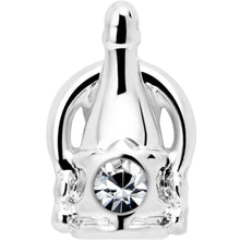 16G 1/4 Clear Gem Champagne Dreams Cartilage Tragus Earring