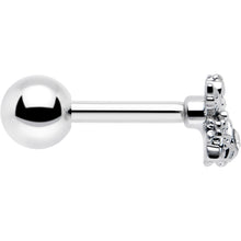 16G 1/4 Clear CZ Gem Fabulous Angel Cartilage Tragus Earring