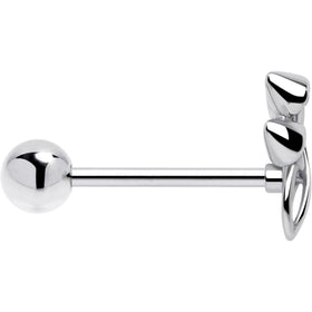 Trippy Mushroom Trio Barbell Tongue Ring