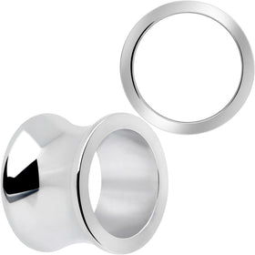 Hand Polished Thick Double Flare Tunnel Plug Set 6mm to 25mm