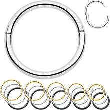 20G Implant Grade Titanium Half Closure Hinged Segment Ring