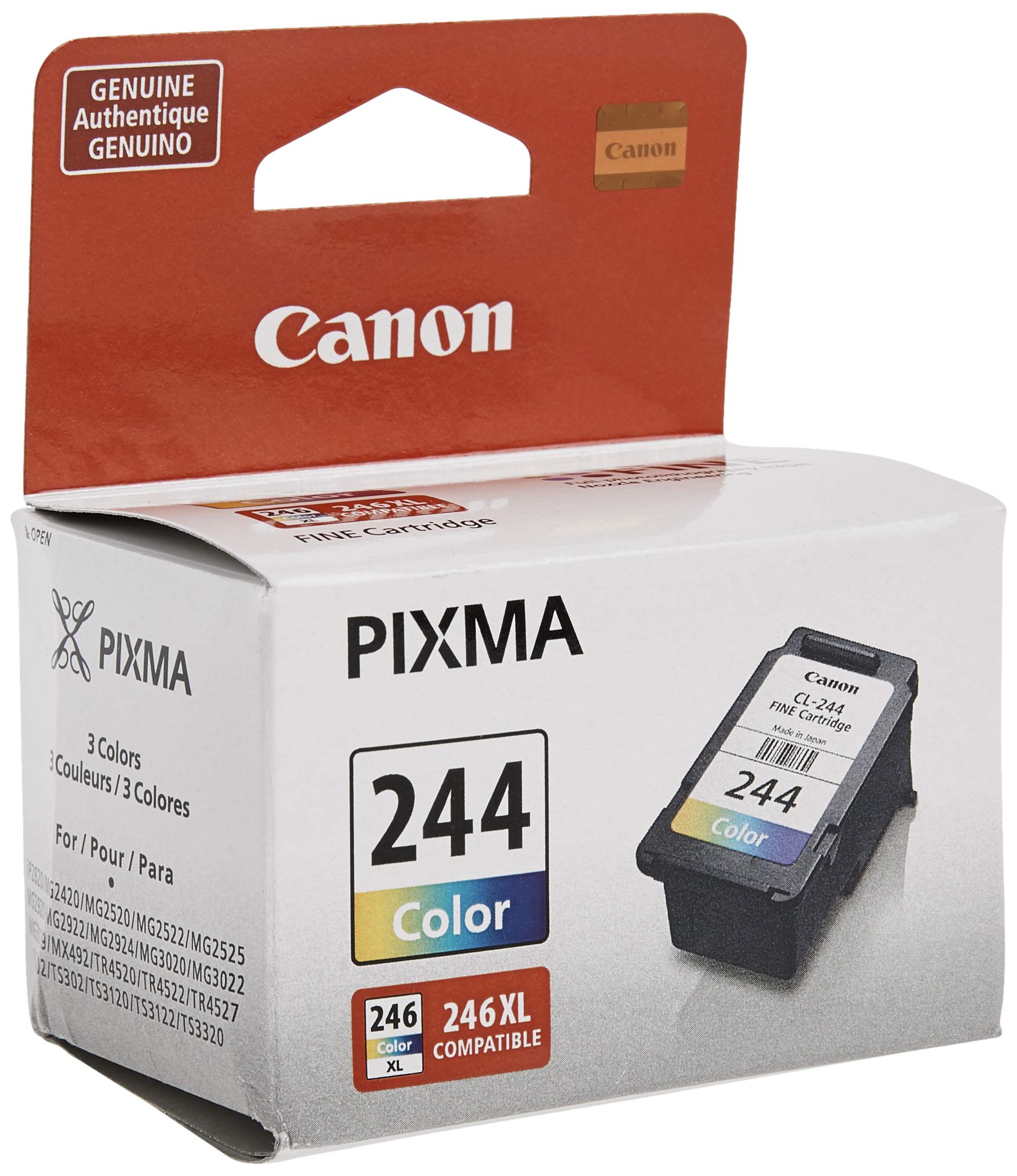 New, Pre-Owned - Canon CL-244 Color Ink Cartridge