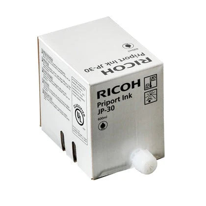 New, Pre-Owned - Ricoh JP-30 Standard-Yield Black Ink Cartridge, 817113