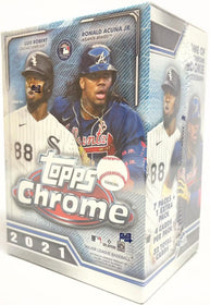 2021 Topps Chrome Baseball 8-Pack Blaster Box