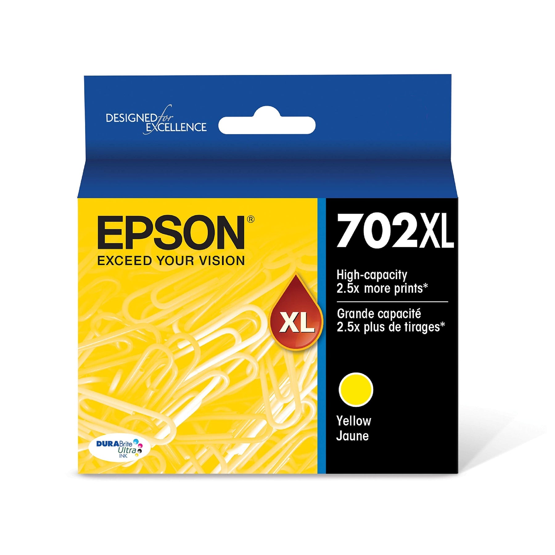 New, Pre-Owned - Epson T702XL Yellow High Yield ( T702XL420-S) Ink Cartridge