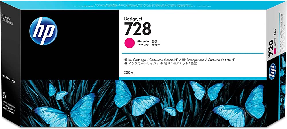 New, Pre-Owned - HP 728 300-ml (F9K16A) Magenta New, Pre-Owned - Ink Cartridge