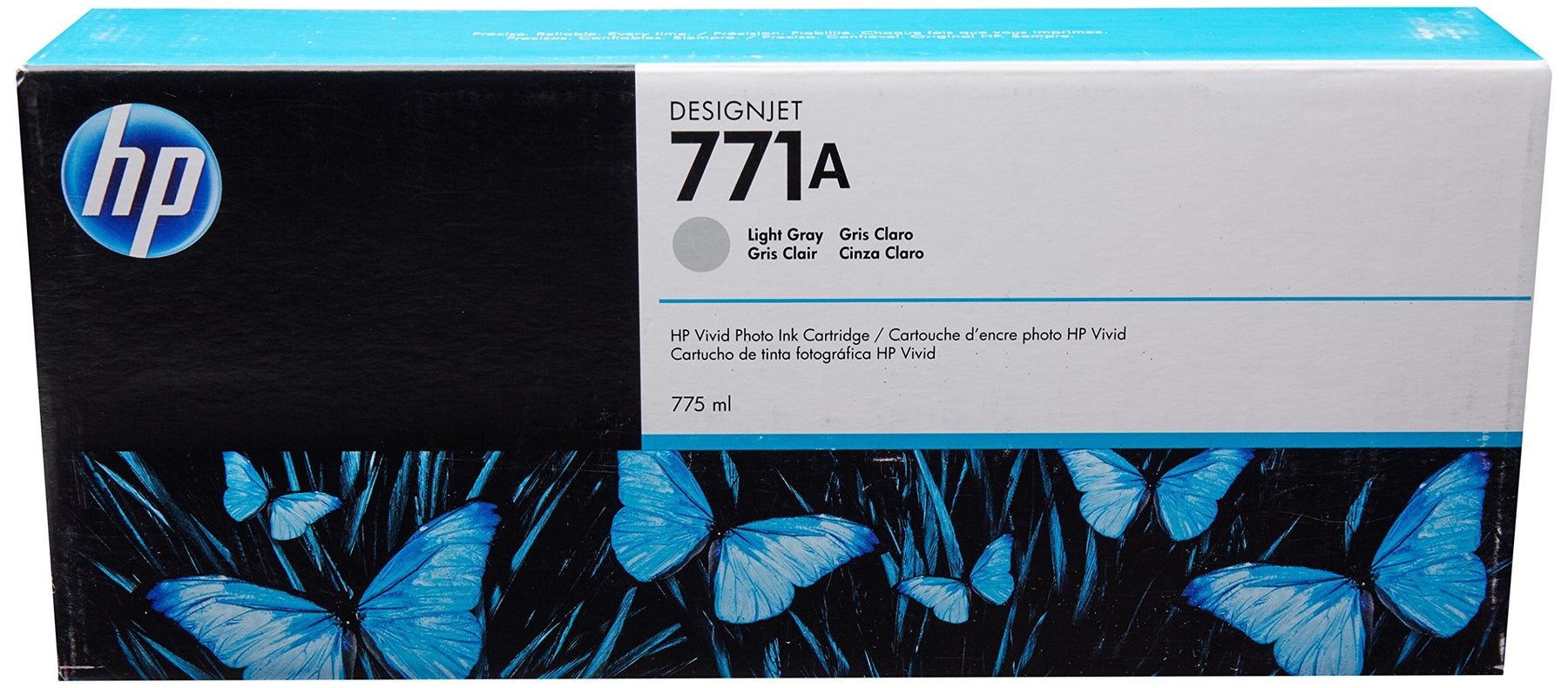 New, Pre-Owned - HP 771A 775-ml (B6Y22A) Light Gray Standard Yield Ink Cartridge