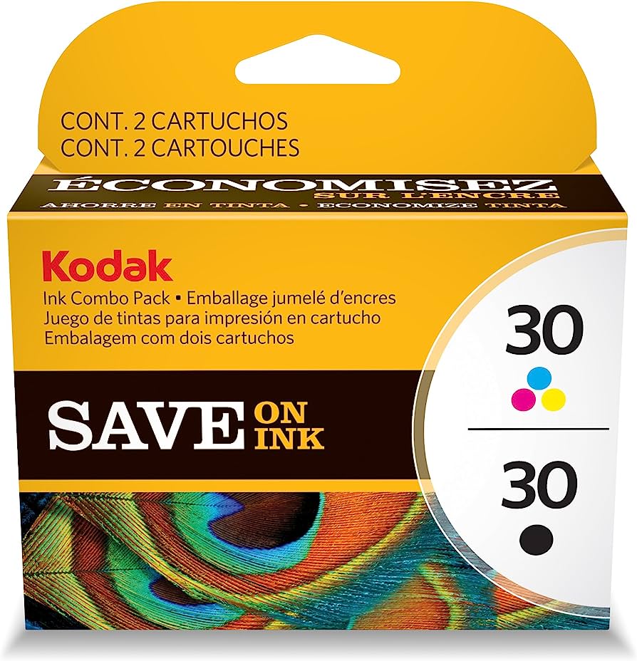 New, Pre-Owned - Kodak 30 Standard-Yield Black & Color Ink Cartridge