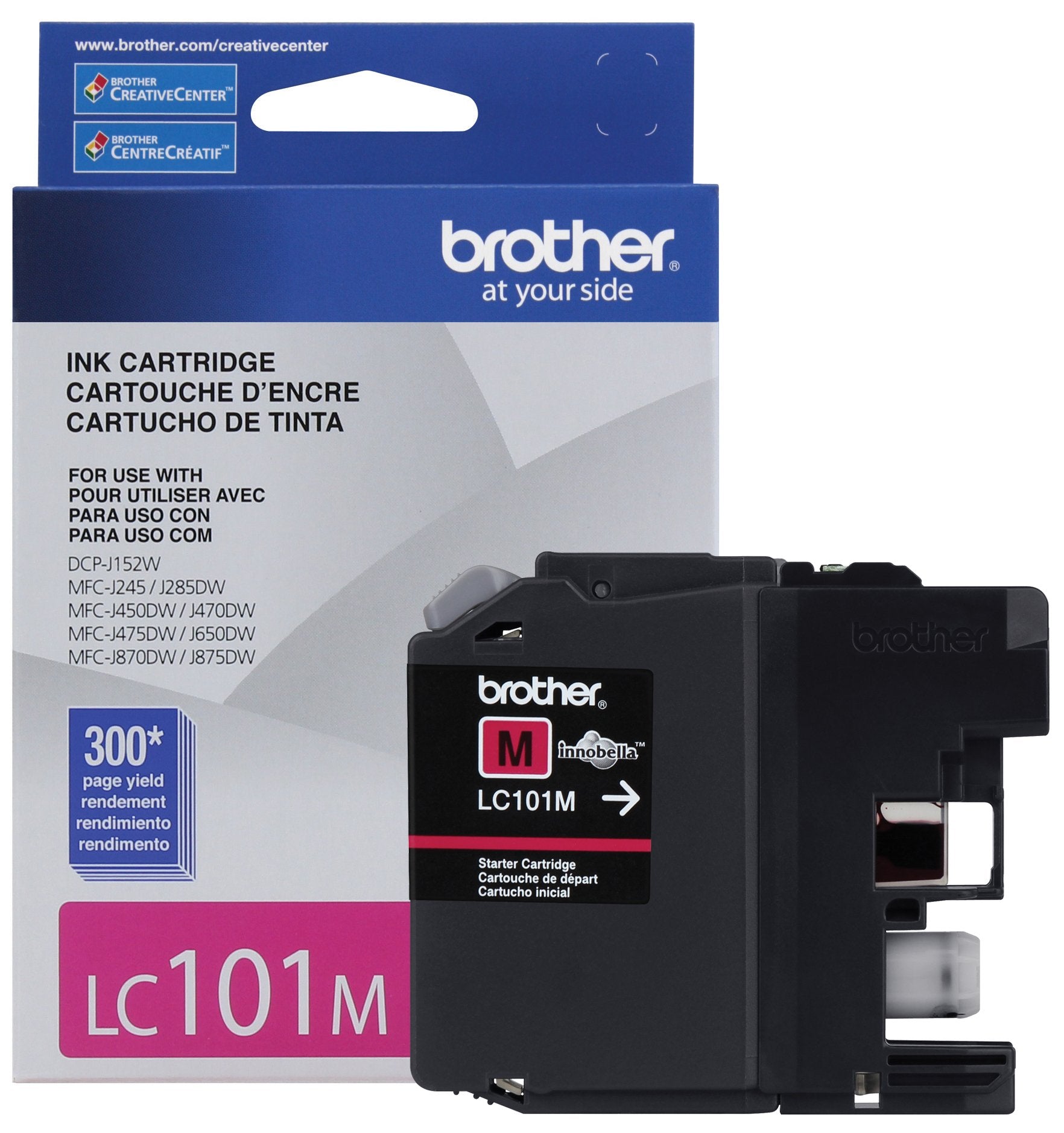 New, Pre-Owned - Brother LC101 Magenta Ink Cartridge