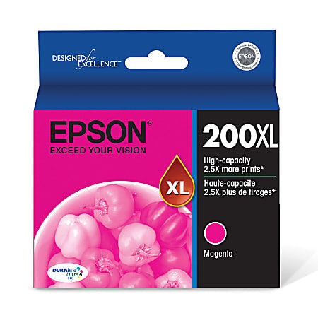 New, Pre-Owned - Epson 200XL Magenta Ink Cartridge