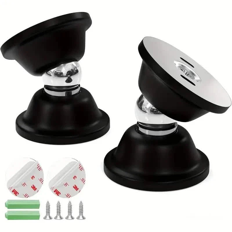 2-Pack: Heavy-Duty Magnetic Door Stopper