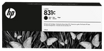 New, Pre-owned, HP 831C 775-ml (CZ694A) Black Latex Ink Cartridge