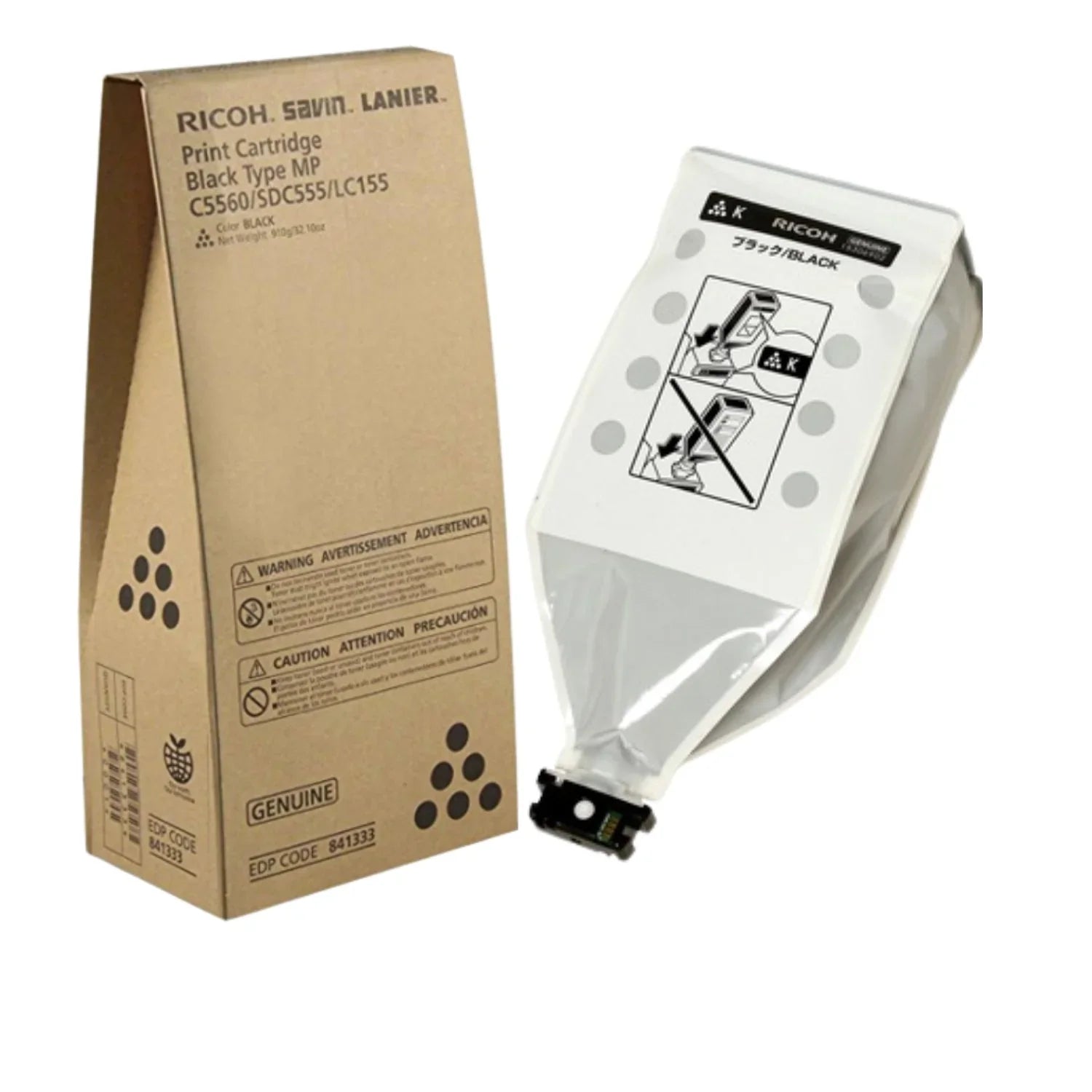 New, Pre-Owned - Ricoh 841333 High Yield Black Toner Cartridge