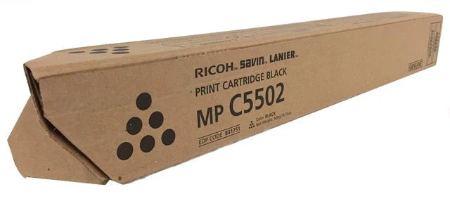New, Pre-Owned - Ricoh MPC5502 Standard Yield Black Toner Cartridge, 841751