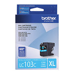New, Pre-Owned - Brother LC103XL Cyan Ink Cartridge