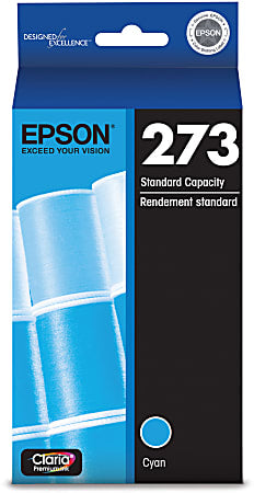 New, Pre-Owned - Epson 273 Cyan Ink Cartridge