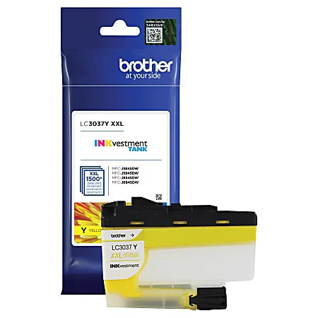 New, Pre-Owned - Brother LC3037 XXL Yellow Super High Yield Ink Tank