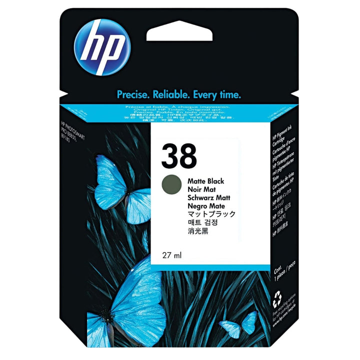 New, Pre-Owned - HP 38 Matte Black (C9412A) Ink Cartridge