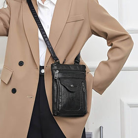 Women’s Vintage Leather Crossbody Bag