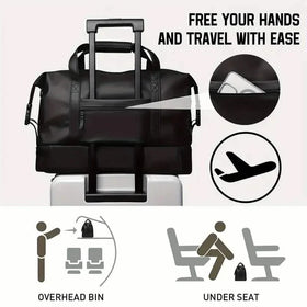 Durable Large Weekender Bag with Shoe Compartment