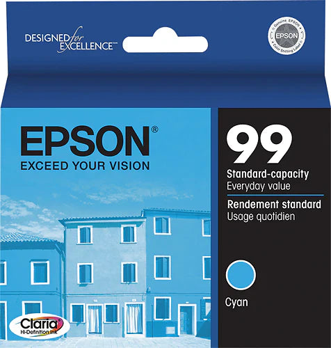 New, Pre-Owned - Epson 99 (T0995) Cyan Ink Cartridge