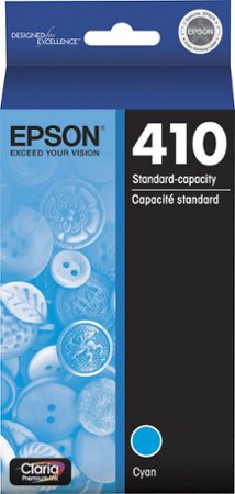 New, Pre-Owned - Epson 410 Claria Premium Standard-Yield Cyan Ink Cartridge