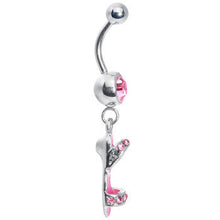 Pink Gem Beach Sandal Belly Ring