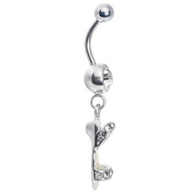 Crystalline Gem Beach Sandal Belly Ring
