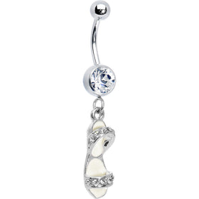 Crystalline Gem Beach Sandal Belly Ring