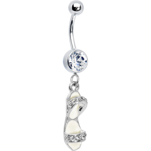 Crystalline Gem Beach Sandal Belly Ring