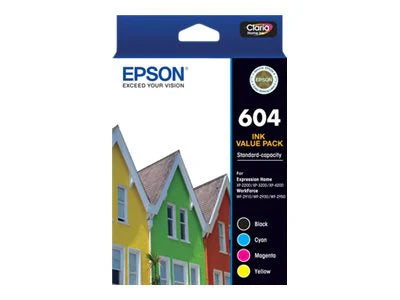 New, Pre-Owned - Epson 604 Standard Yield Tri-Color Ink Cartridge, C13T10G64010