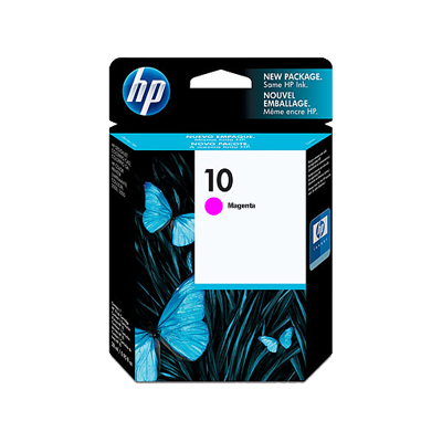 New, Pre-Owned - HP 10 Ink Cartridge Magenta-C4843AE