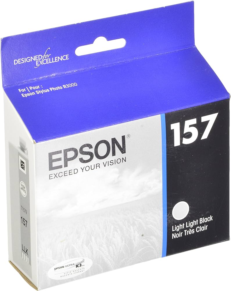 New, Pre-Owned - Epson T15792 Light Light Black Ink Cartridge, T157920O