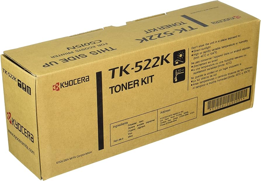 New, Pre-Owned - Kyocera TK-522K Black Toner Cartridge