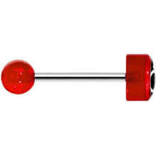 14G 5/8 Red Intertwined Male Female Symbol Tongue Ring