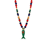 Coastal Dreams Fish Beaded Necklace