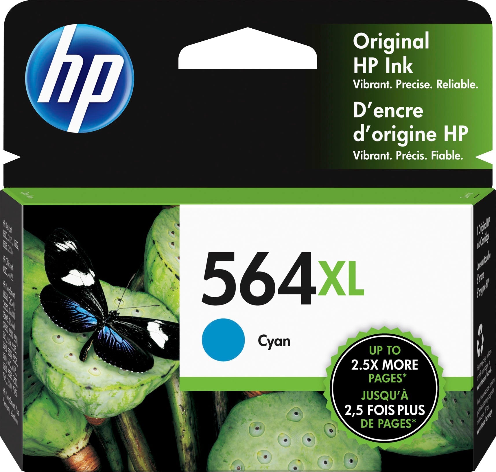 New, Pre-Owned - HP 564XL (CB323WN) Cyan Ink Cartridge