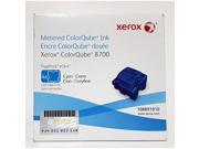 New, Pre-Owned - Xerox Solid Ink 8700 Cyan (4 sticks) (108R00990) (108R01010)