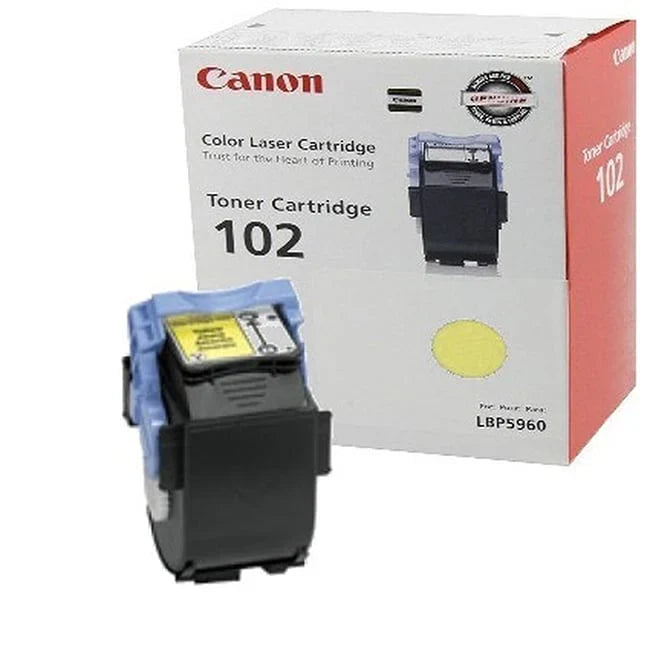 New, Pre-Owned - Canon CRG-102 High-Yield Yellow Toner Cartridge, 9642A006AA