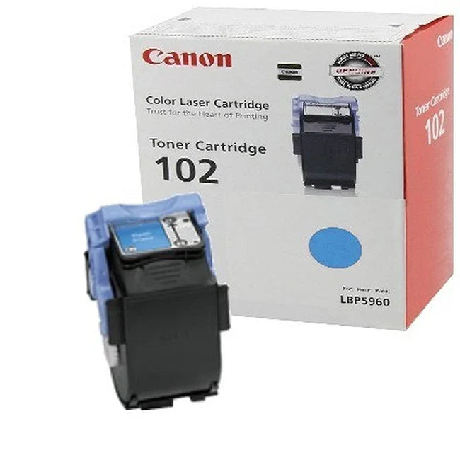 New, Pre-Owned - Canon CRG-102 High-Yield Cyan Toner Cartridge, 9644A006AA